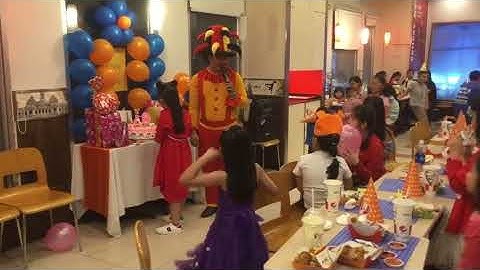 Chú hề MC dẫn dắt các bé trong tiệc sinh nhật bé Hoàng Yến #chúhềMC #chúhềsinhnhật #mcsinhnhật