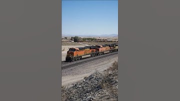 BNSF 6651 WITH UP LOCOMOTIVE WESTBOUND CAJON SUB