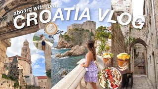 CROATIA TRAVEL VLOG: last port days in split, dubrovnik + zadar! things to do, food recs and tips!