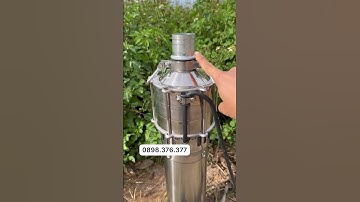Máy bơm đa tầng cánh thả chìm cực tiện lợi, tưới béc lớn rất ok #bectuoibacthao