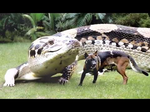 Python vs Wolves: A Deadly Encounter in the Wild#ai#GPT#sora#openai# ...