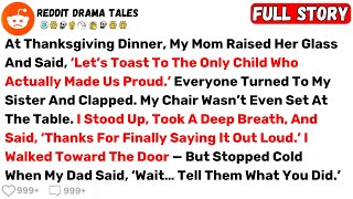 At Thanksgiving Dinner, My Mom Raised Her Glass And Said, ‘Let’s Toast To... - Best Reddit Stories