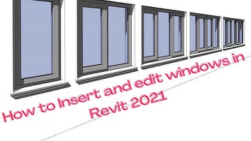 How to insert Windows in Revit