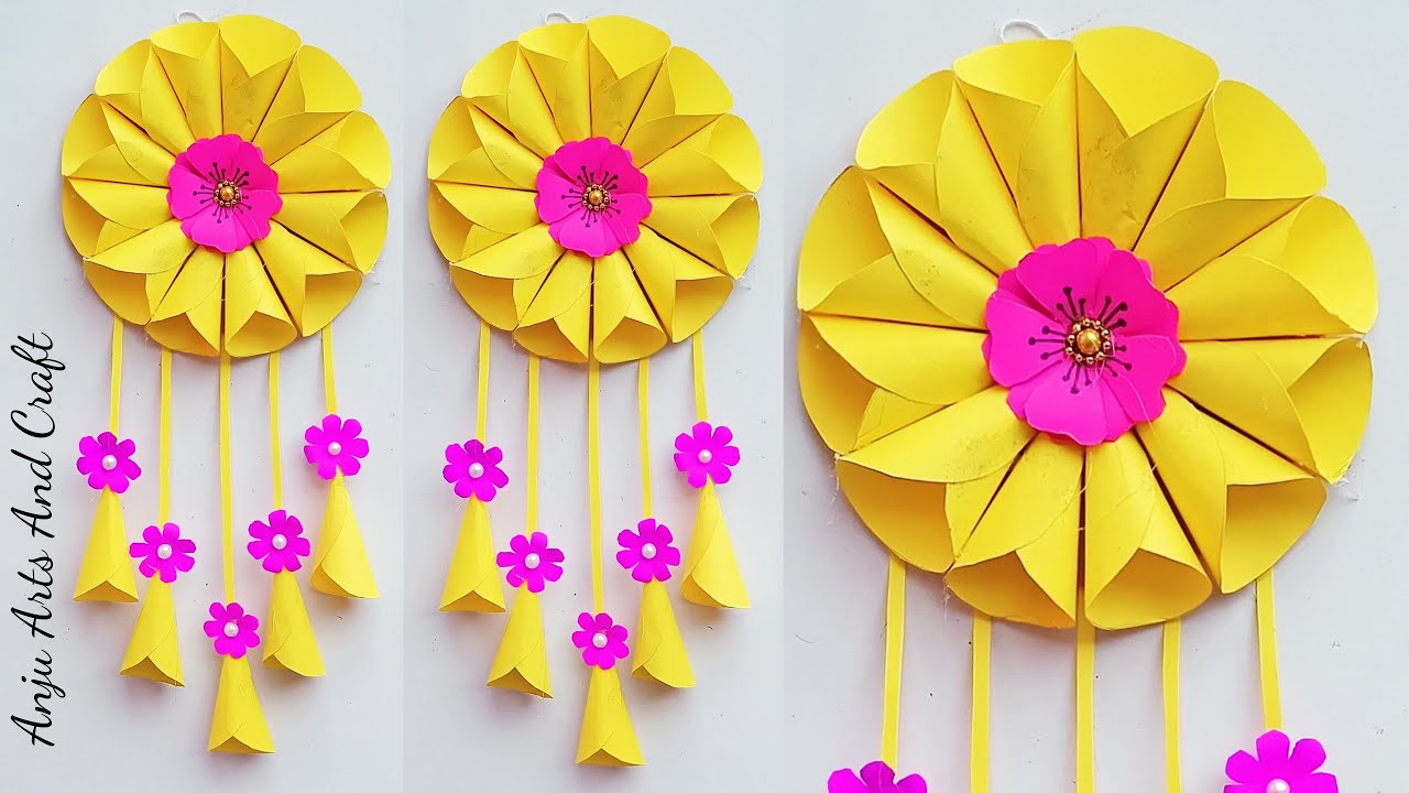 Flower Wall Hanging Craft Ideas With Paper/wall hanging craft ideas # ...