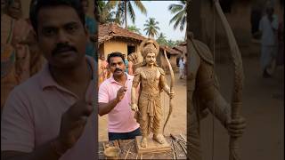 🌿 ताड के पत्तों से महाभारत के अभिमन्यु 😮 | Amazing Abhimanyu Leaf Art 2026 ⚔️