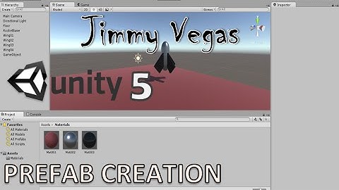 Mini Unity Tutorial - How To Create A Prefab