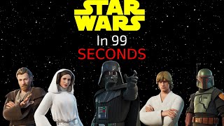 Star Wars In 99 Seconds BUT in Fortnite (REMAKE!)