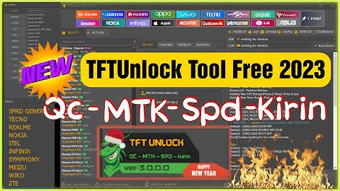 TFT Unlocker Tool Free 2023 V3 | MTK QUALCOMM SPD HUAWAEI APPLE UNLOCK