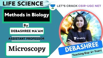 Microscopy | Methods in Biology | Target CSIR-UGC NET 2020/2021 | Debashree