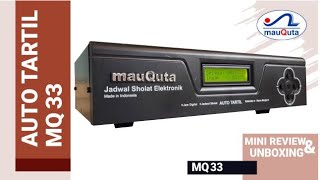 MESIN AUTO TARTIL MAUQUTA MQ33 mini review & unboxing