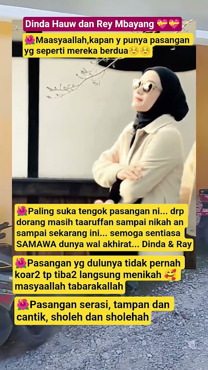Pasangan Cantik dan Tampan Dinda Hauw dan Rey Mbyang #viralvideo #shortvideo #shorts #artist #fyp