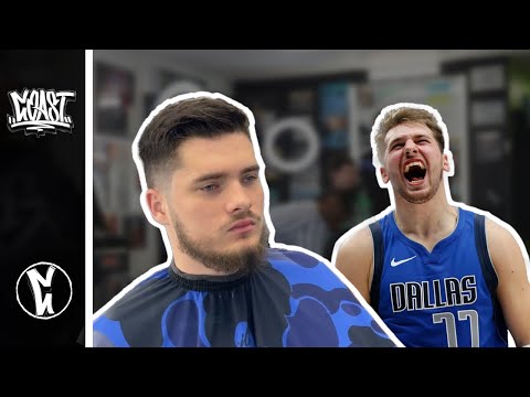 The Luka Doncic Haircut: The Slovenian El Matador with Bueno Hair!