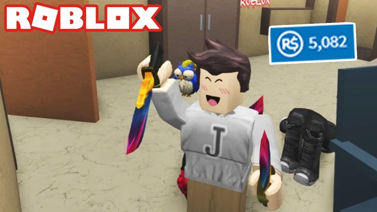 Spending 5000 Robux In Roblox Murder Mystery 2 Amazing Luck Youtube - videos matching do this trick to get 5000 robux