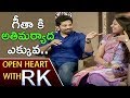 Open Heart with RK: Actor Nandu about Geeta Madhuri's attitude