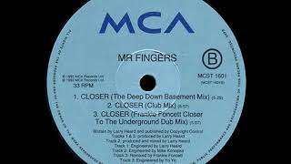 Mr. Fingers - Closer (Club Mix)