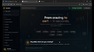 CraveCart Demo Zero To Agent Hackathon LeapTheLimit x Vercel