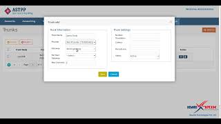 ASTPP 3 Tutorial  how to create trunk in ASTPP 1