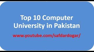 Top 10 University of Pakistan in Software Engineering 2018 screenshot 4
