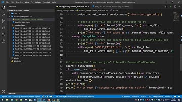 Using Python to backup Cisco Devices