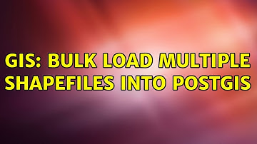 GIS: Bulk load multiple shapefiles into PostGIS (4 Solutions!!)