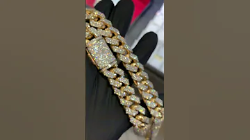 TraxNYC Review 14K VS Yellow Gold Cuban Link Diamond Chain 66246 