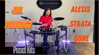 Playing Every Alesis Strata Core Preset Kit | Edrumcenter