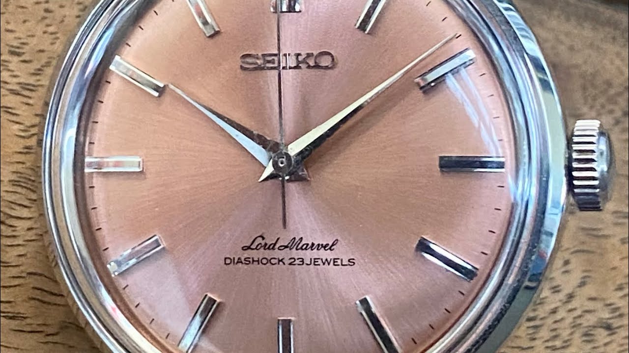 Vintage June 1963 Seiko 5740-0010 Lord Marvel Early Model - King 