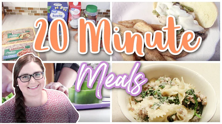 20 MINUTE MEALS | QUICK & EASY WEEKNIGHT DINNER ID...
