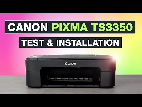 Canon Pixma TS3350 Drucker im Test Inkl. Installation & Einrichtung –  Testventure - YouTube