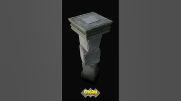 Square Grey Column - Crash Bandicoot: Isle of Ruins