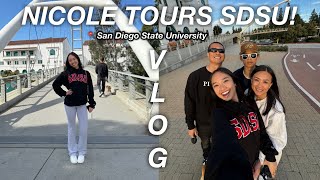 Thumbnail for NICOLE TOURS SDSU! San Diego State University VLOG | The Laeno Family