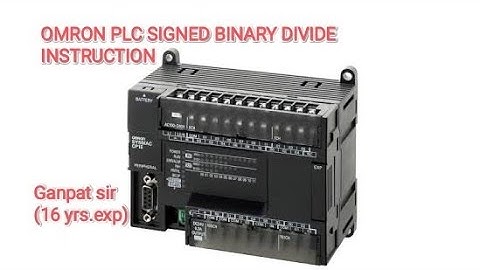 OMRON PLC SIGNED BINARY DIVIDE INSTRUCTION,ALL MATHS INSTRUCTION IN OMRON PLC