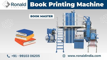 Book Printing Machine | Ronald Book Master #bookprintingmachine