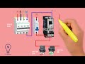 3 phase motor starter control overload wiring diagram  sra electrical