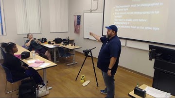 Photographing Shoe Impressions Lecture Part Three Proper Lighting