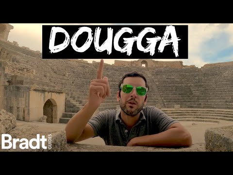 Libyco-Roman ruins at Dougga (Thugga) UNESCO World Heritage Site, Tunisia, North Africa: travel VLOG