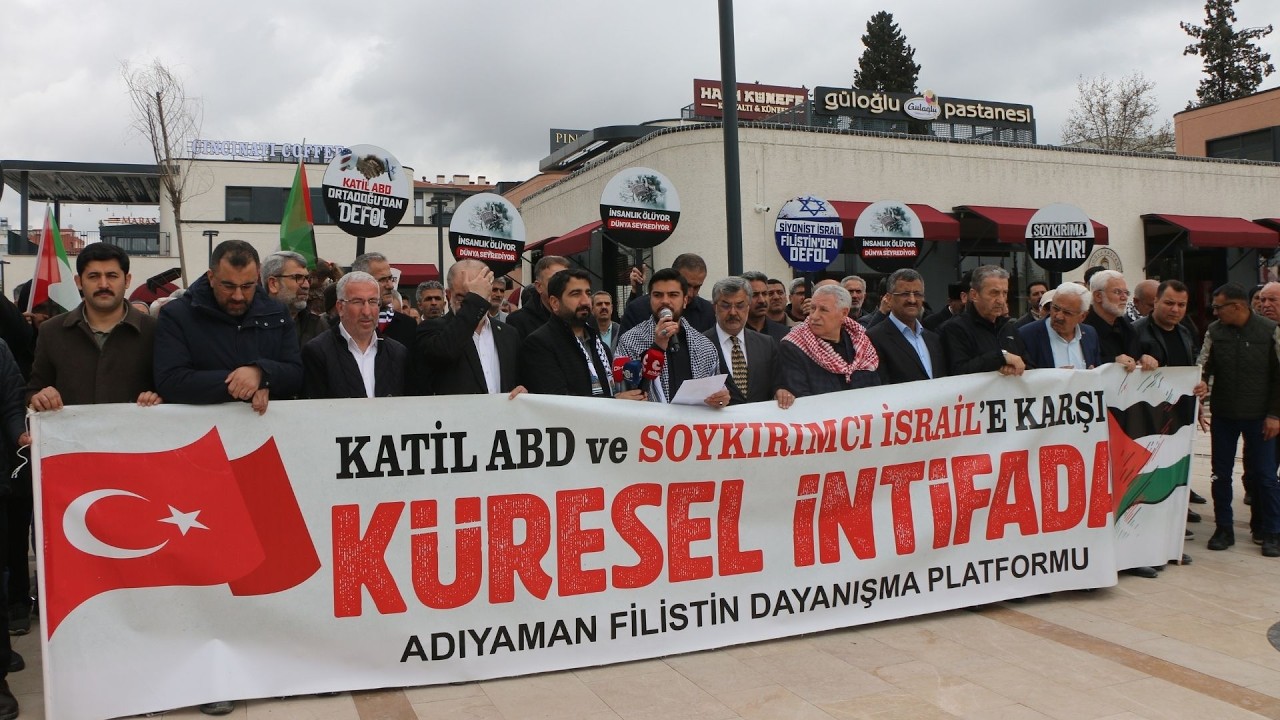 Adıyaman Filistin Dayanışma Platformu: ‘Gazze’de soykırım, bölgede yeni vahşetler var’