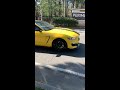 Yellow Shelby GT350 Mustang Leaving C&amp;O ATL April 2022