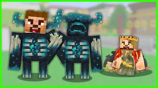 THE POOR TURNED INTO WARDEN, THE RICH BECAME HOMELESS! 😱 - THE RICH POOR LIFE OF MINECRAFT