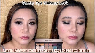 Smoky eye Makeup Look using Laura Mercier Hidden Gems Eye Shadow Palette