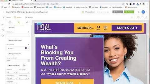 2.0 Making the Background Color on a Pre or Post-Quiz Page Transparent