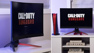 BENQ MOBIUZ EX2710R 165Hz Gaming Monitor Review | Curved Gaming on PS5!