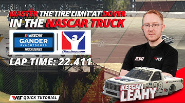 MASTER THE TIRE LIMIT AT DOVER in the iRacing NASCAR TRUCK