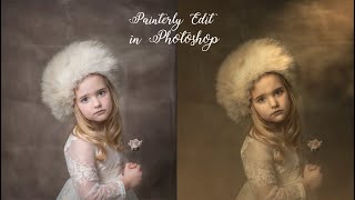 How to create a painterly image in Photoshop.