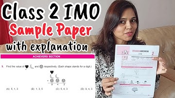 IMO Class 2 | Math Olympiad Sample Papers Class 2 | IMO 2022 | SOF IMO sample papers | Grade 2 IMO