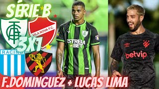 SÉRIE B :AMÉRICA MG VENCEU DO VILA NOVA !DIRETOR FALA SOBRE FBRÍCIO DOMINGUEZ | LUCAS LIMA SPORT