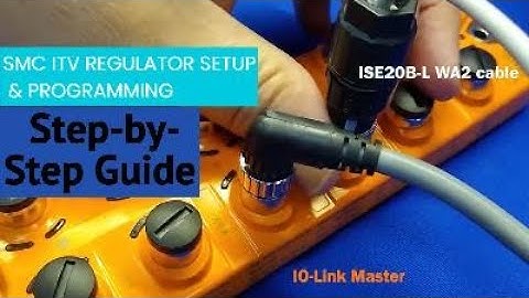 SMC ITV Electro-Pneumatic Regulator Setup & Programming