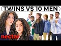 10 Guys Date Identical Twins Unaware | vs 1