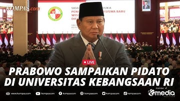🔴LIVE - Presiden Prabowo Hadiri Sidang Senat Terbuka UKRI, Singgung Kunci Kepemimpinan
