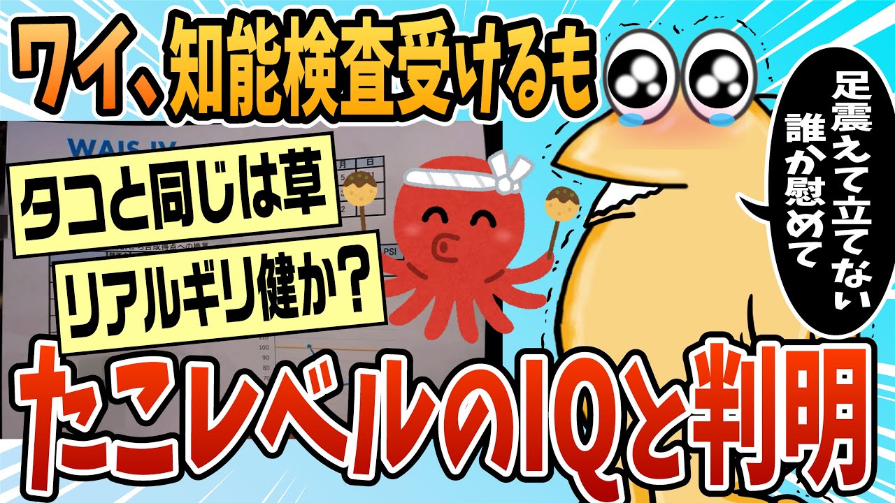 【2ch面白スレ】ワイ、知能検査(WAIS)受けた結果→IQ74しかなかった【ゆっくり解説】
